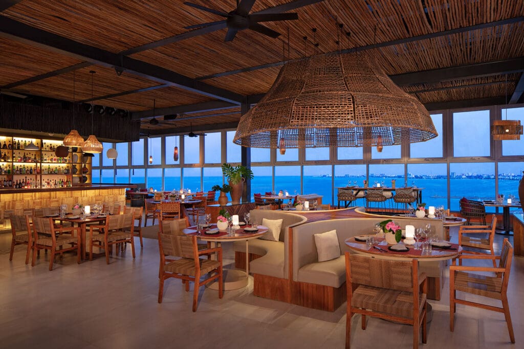 Viajes_Palacio_Hyatt_Vivid_Cancun_Vista Tiene siete espacios gastronómicos.