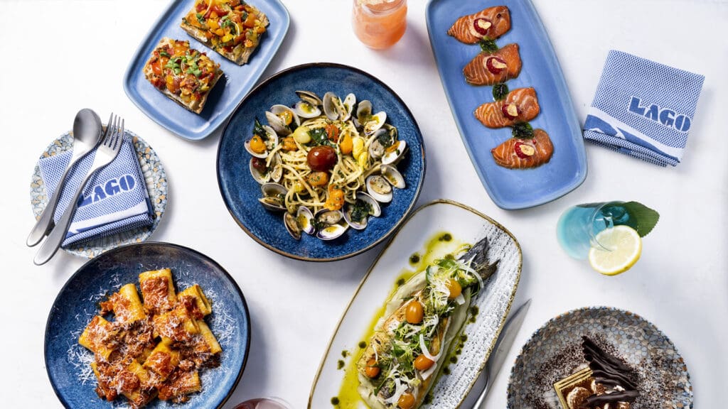 Lago at Bellagio: comida italiana frente a las fuentes de Las Vegas