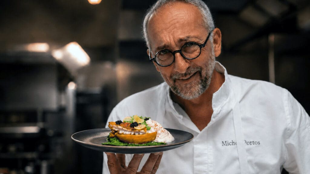 Conoce a Michel Portos, el chef francés que apuesta por los contrastes en cada plato