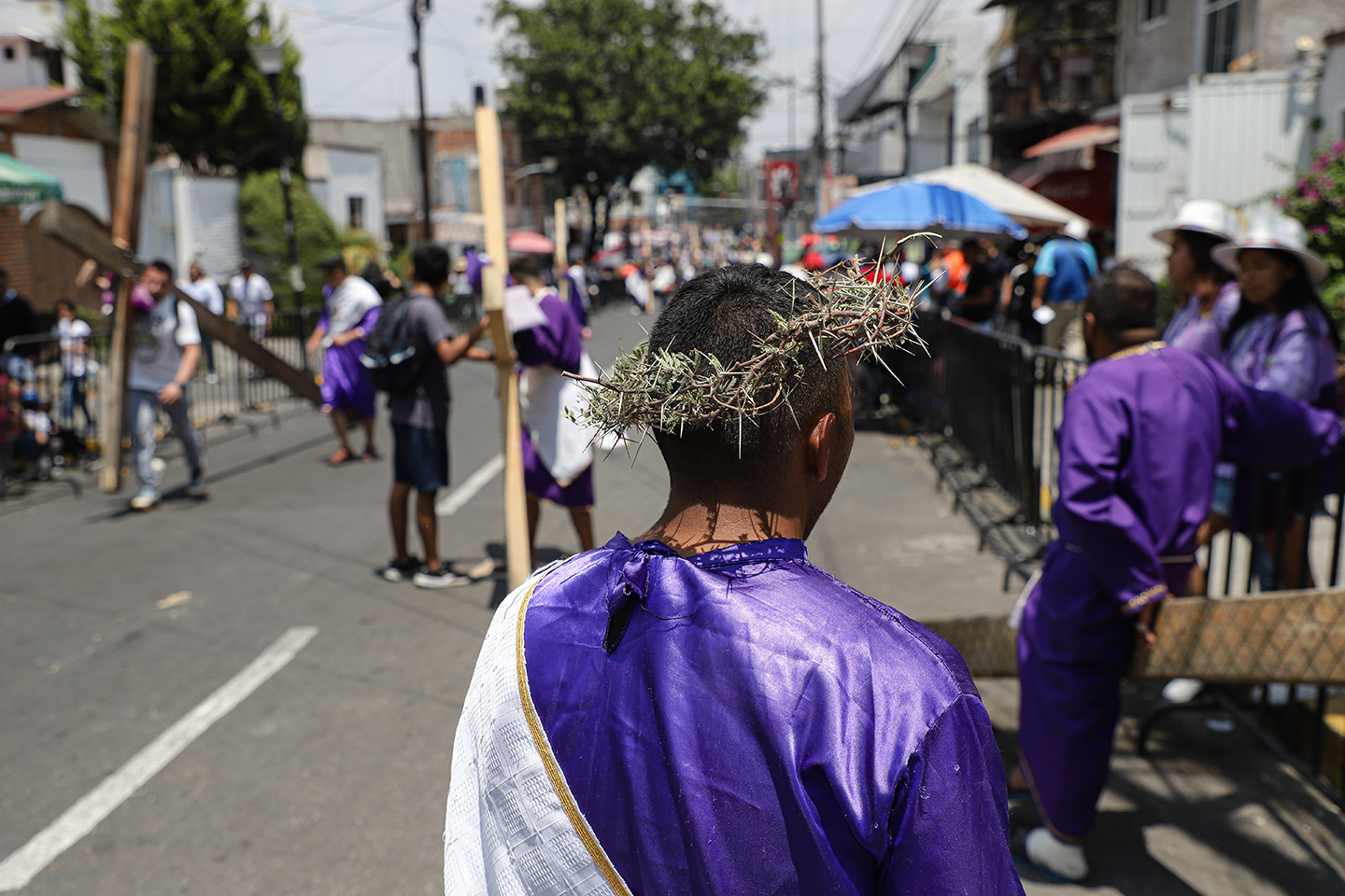 La representación de la Pasión, Muerte y Resurrección de Cristo en Iztapalapa.