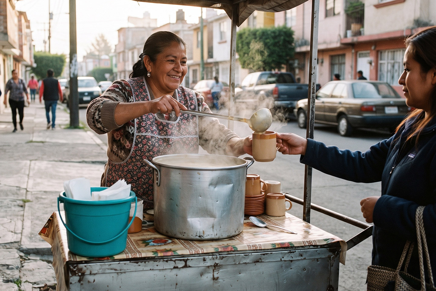 El atole adoptó sabores de distintas regiones.