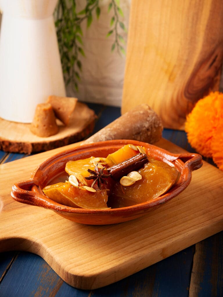 Calabaza en tacha receta.