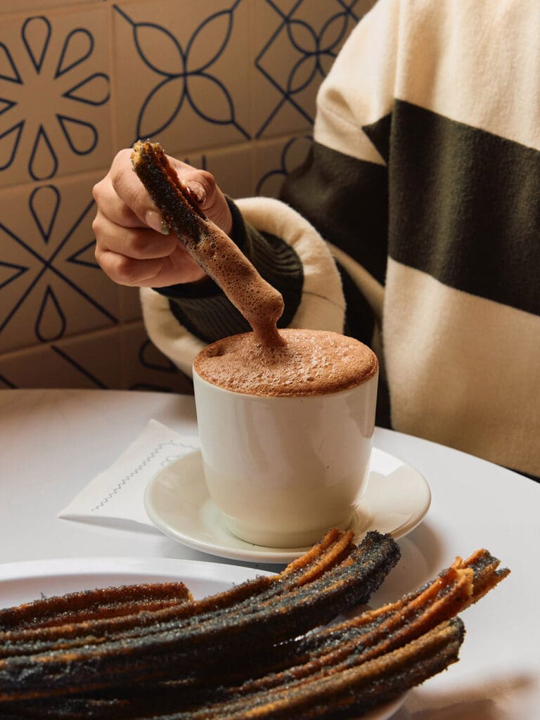 churros_El_Moro_4 Chocolate caliente.