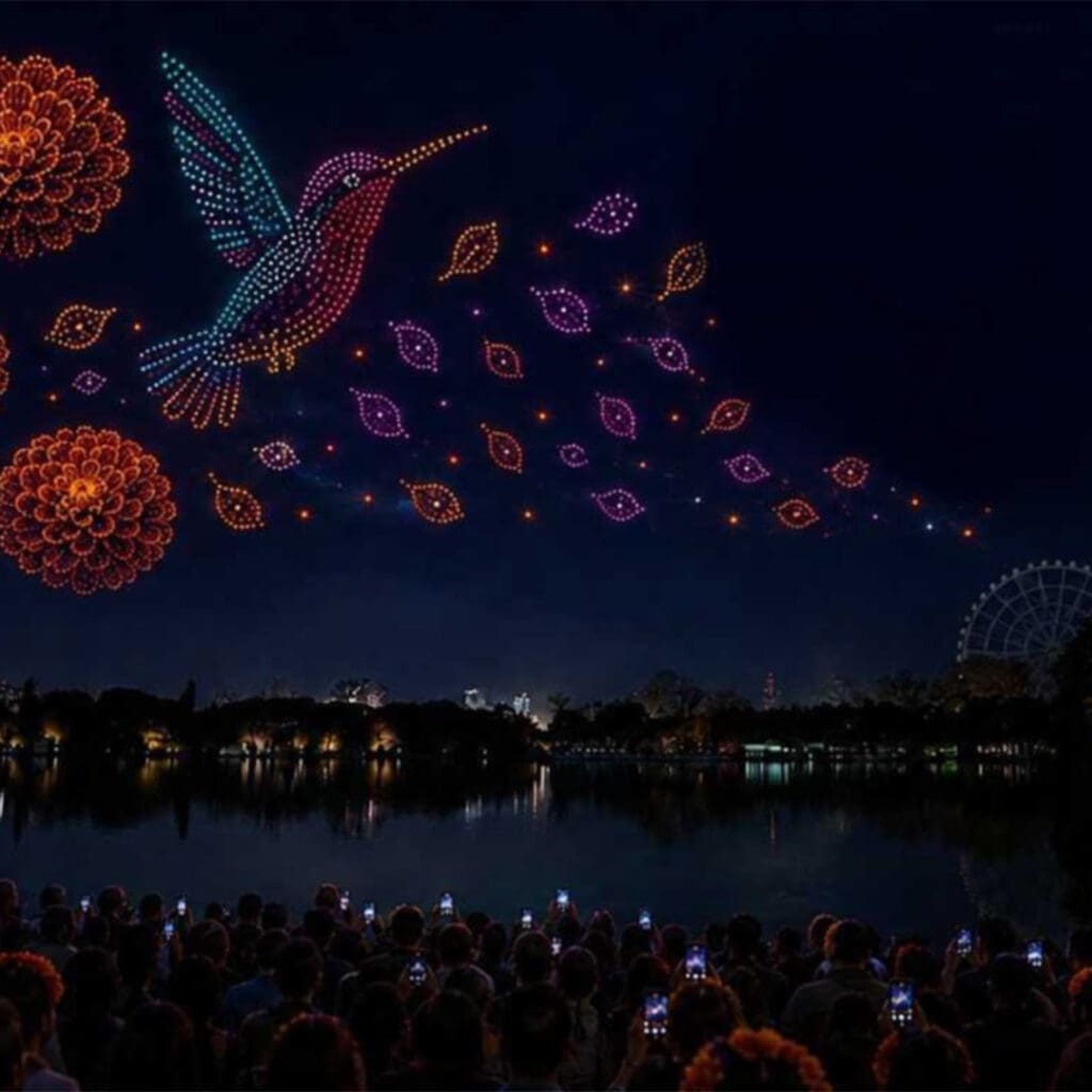 Festival de Día de Muertos en Chapultepec.
